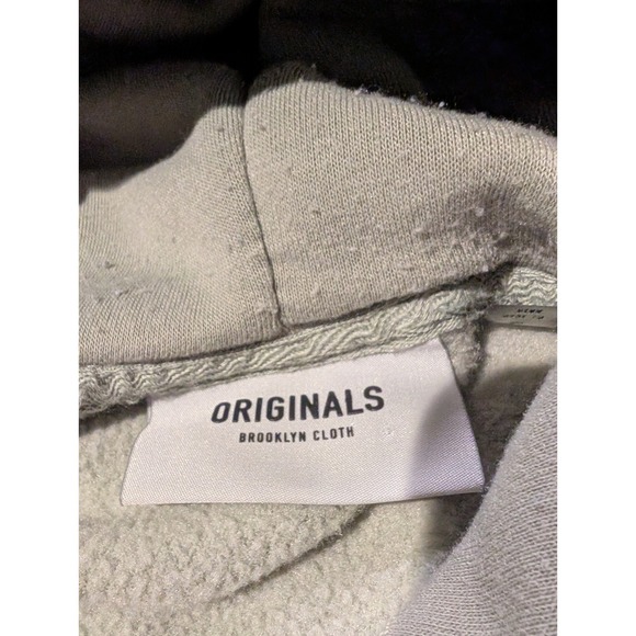 ORIGINALS BROOKLYN CLOTH Mens Hoodie Sweatshirt Pullover Sage Green Size L - Picture 6 of 10